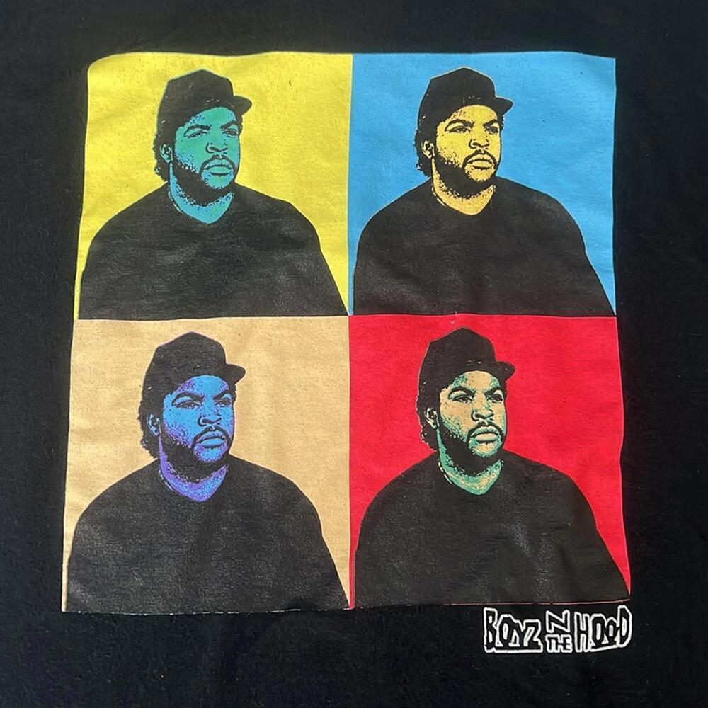 Ice Cube/Boyz N The Hood Graphic TShirt Black Size Small